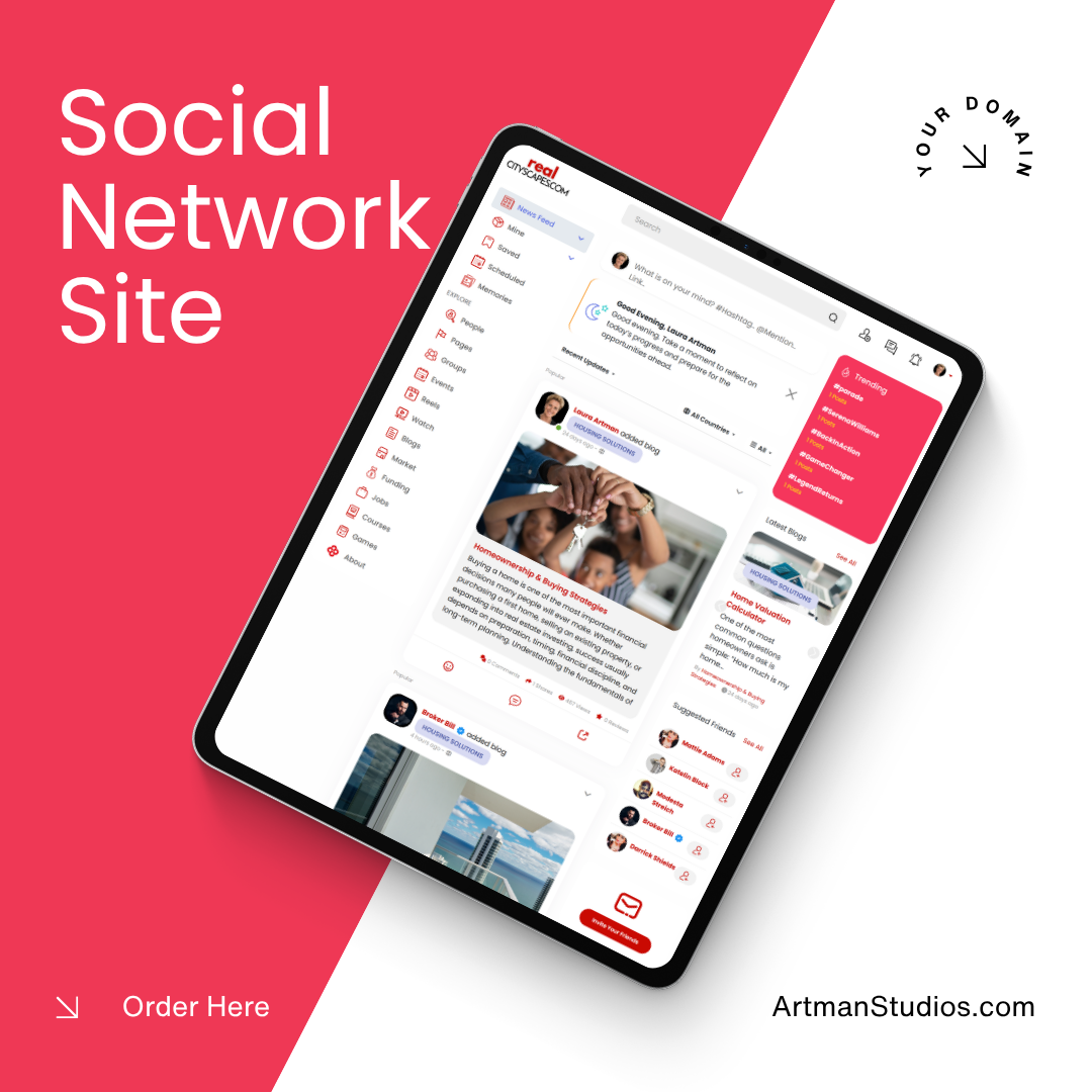 Social Network Site - Order